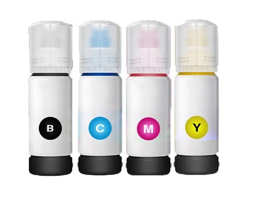 Compatible Epson 104 Full set of Ecotank Ink Bottles (Black/Cyan/Magenta/Yellow)